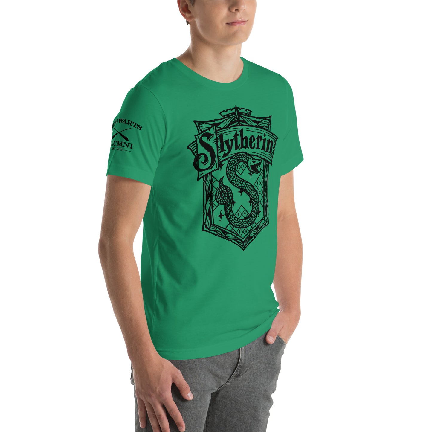 Harry Potter Hogwarts Slytherin Crest T-Shirt Unisex