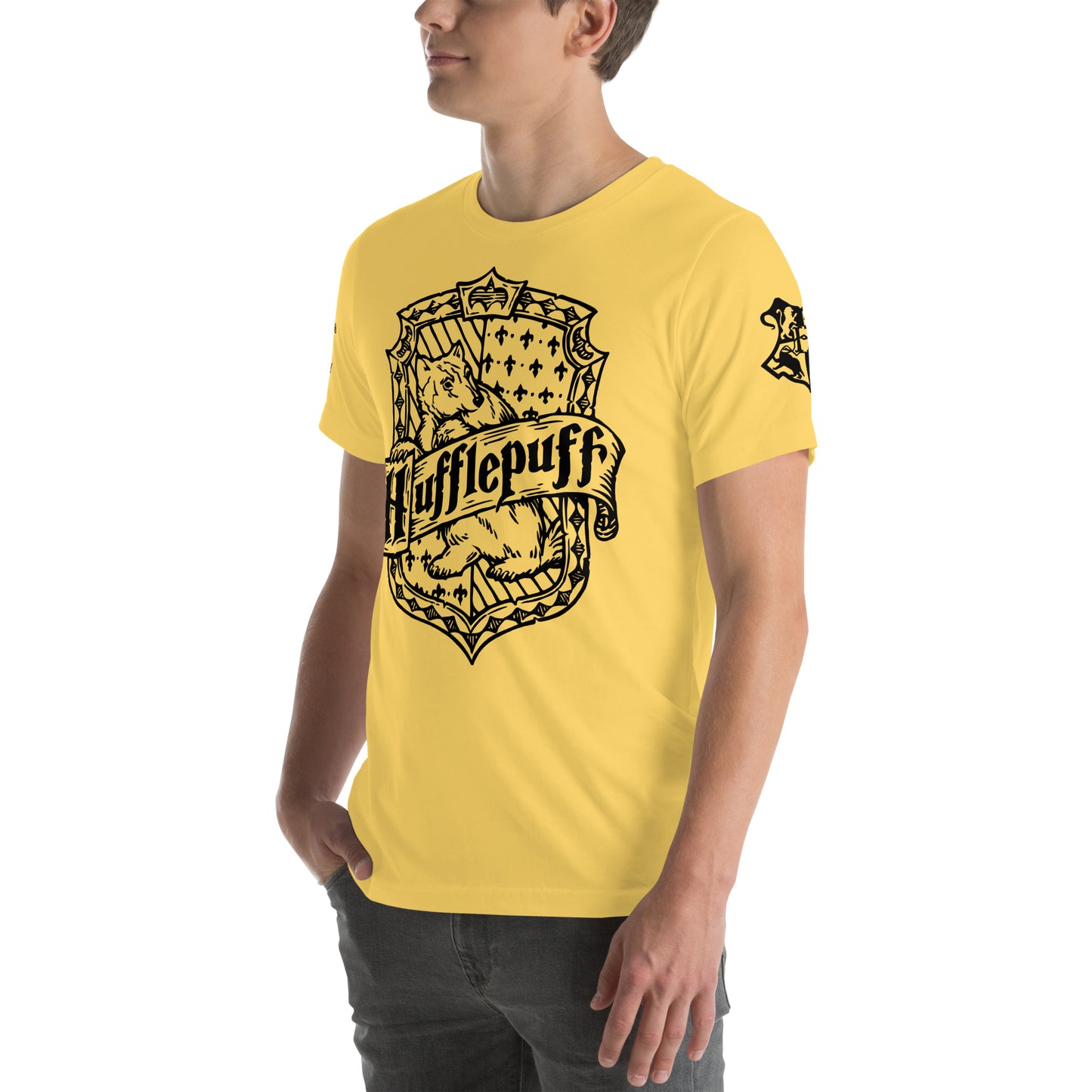 Harry Potter Hogwarts Hufflepuff Crest T-Shirt Unisex