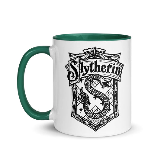 Harry Potter Hogwarts Slytherin Crest Colored Mug