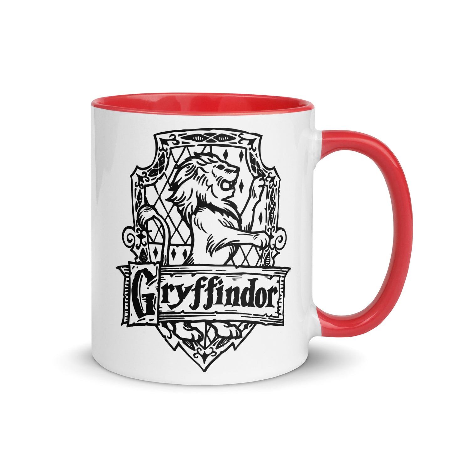 Harry Potter Hogwarts Gryffindor Crest Colored Mug