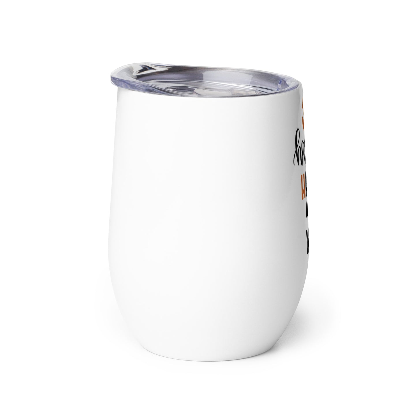 Happy Hallo-Wine Wine tumbler